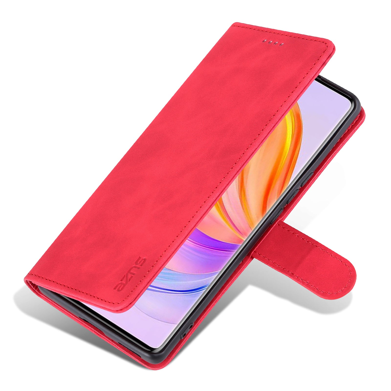 AZNS For Honor 80 SE 5G Drop-proof Phone Case PU Leather Magnetic Flip Mobile Phone Cover with Stand Wallet AZNS For Honor 80 SE 5G Drop-proof Phone Case PU Leather Magnetic Flip Mobile Phone Cover with Stand Wallet